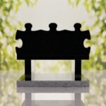 Puzzle Bench Headstone