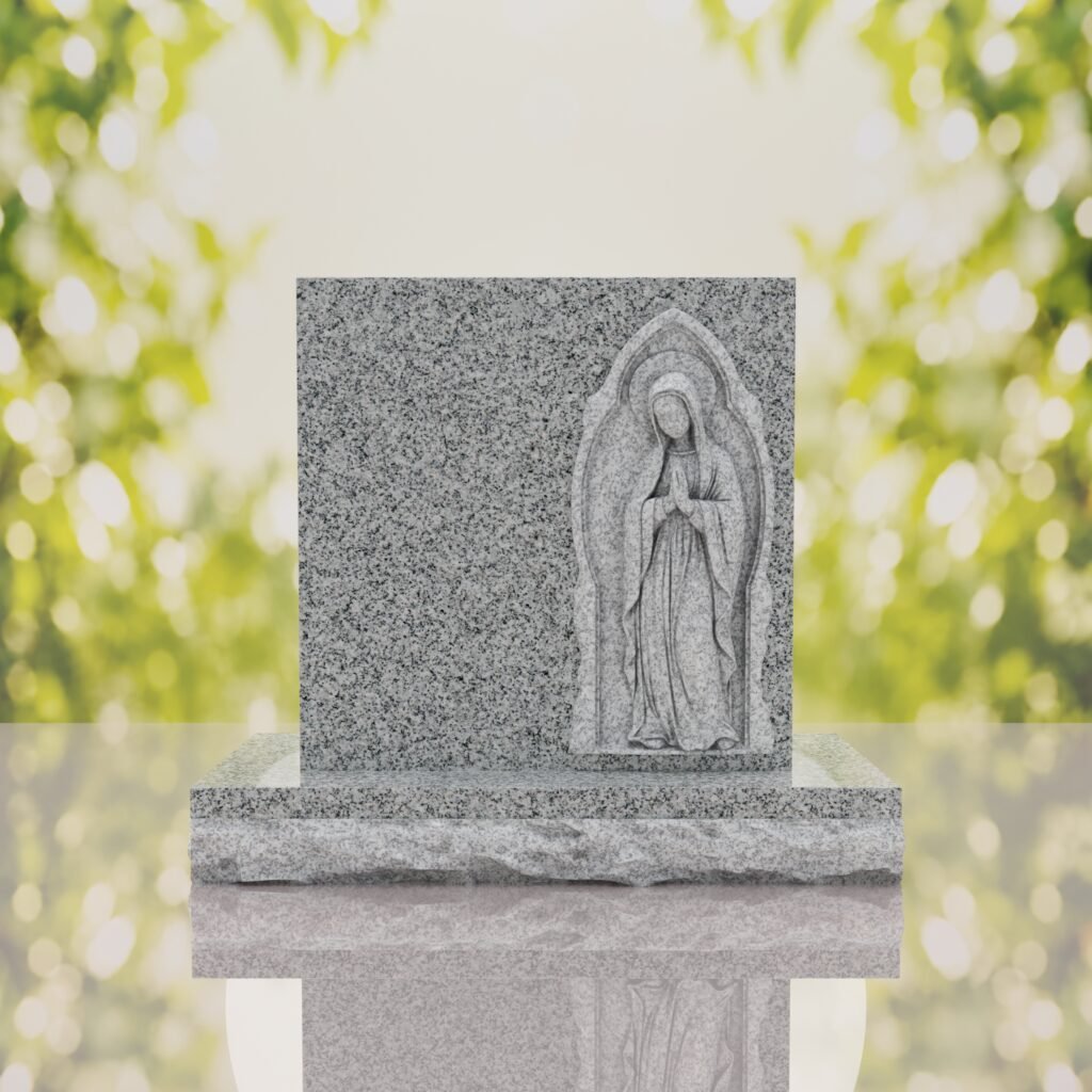 Lápida conmemorativa de la Virgen orante