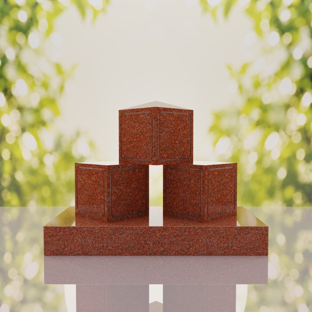 ABC Block Headstone
