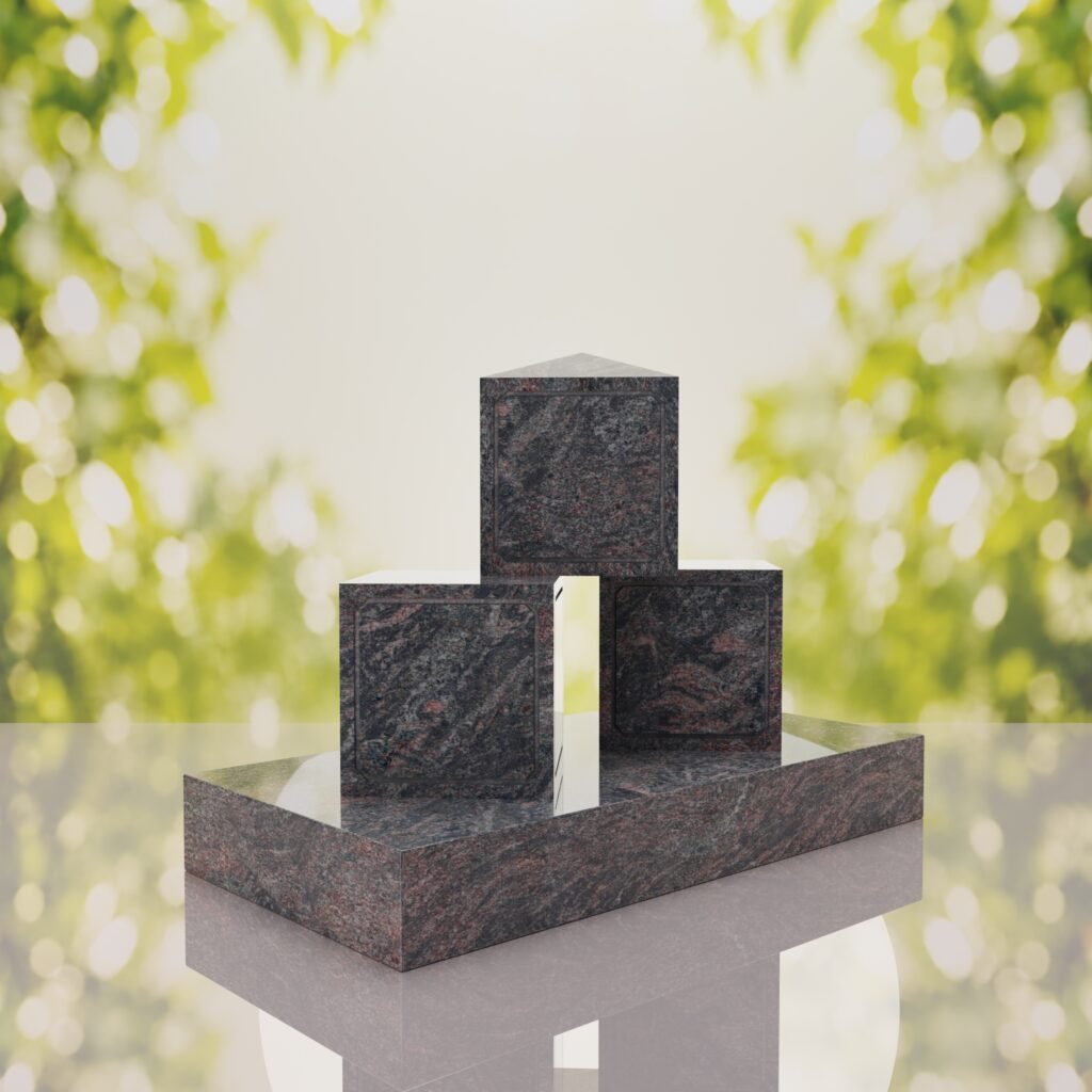 ABC Block Headstone