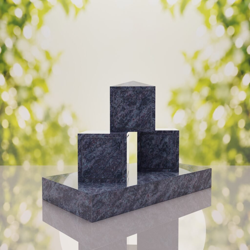 ABC Block Headstone