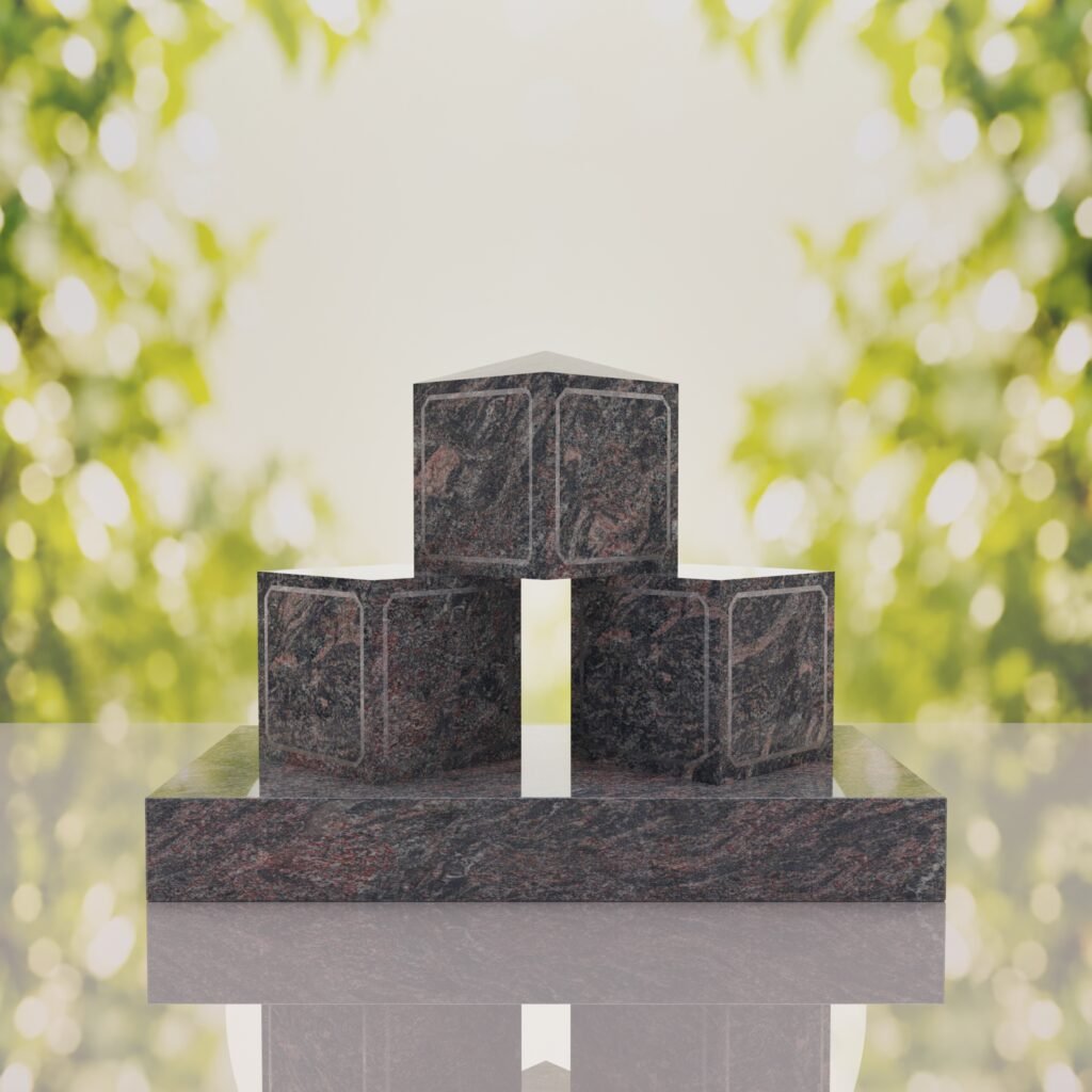 ABC Block Headstone