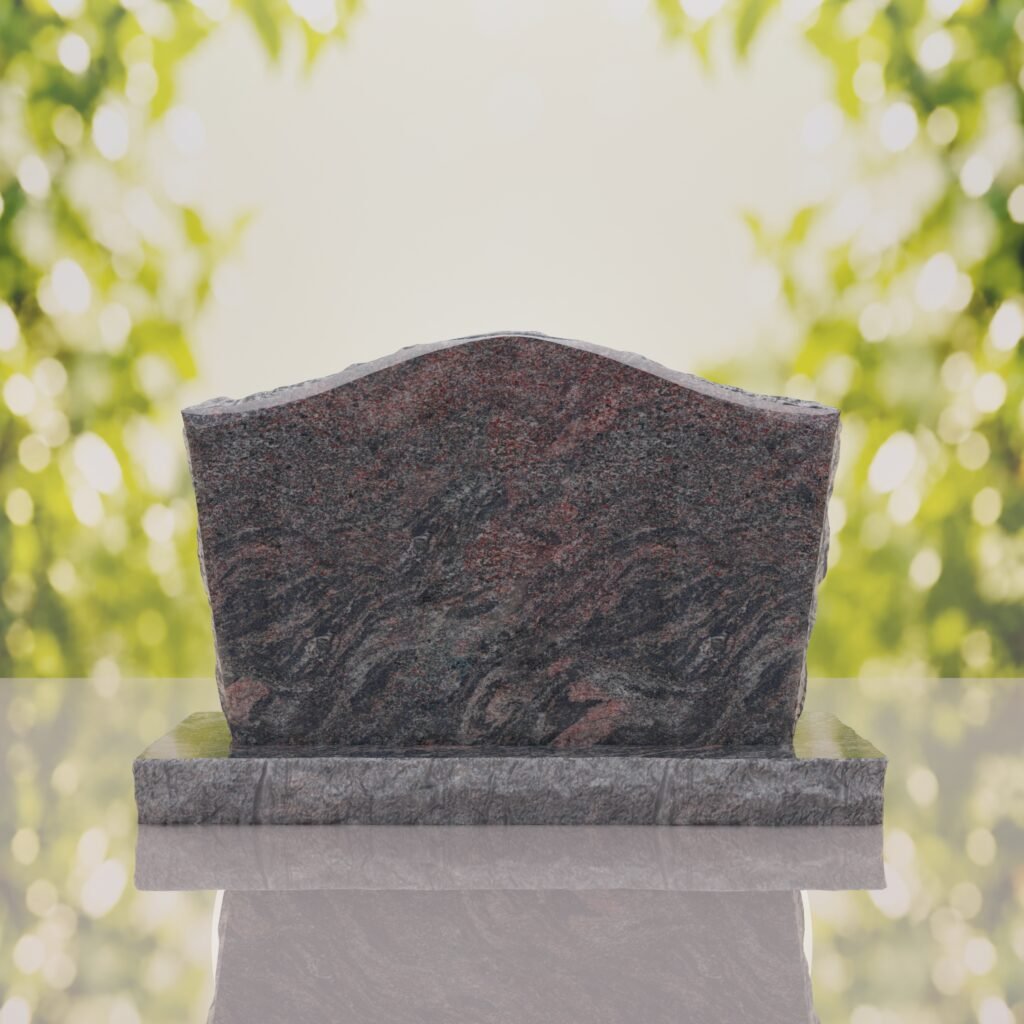Serpentine Upright Granite Headstone