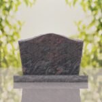 Serpentine Upright Granite Headstone