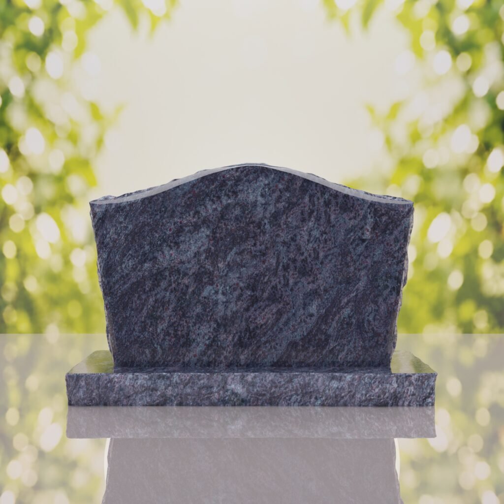 Serpentine Upright Granite Headstone