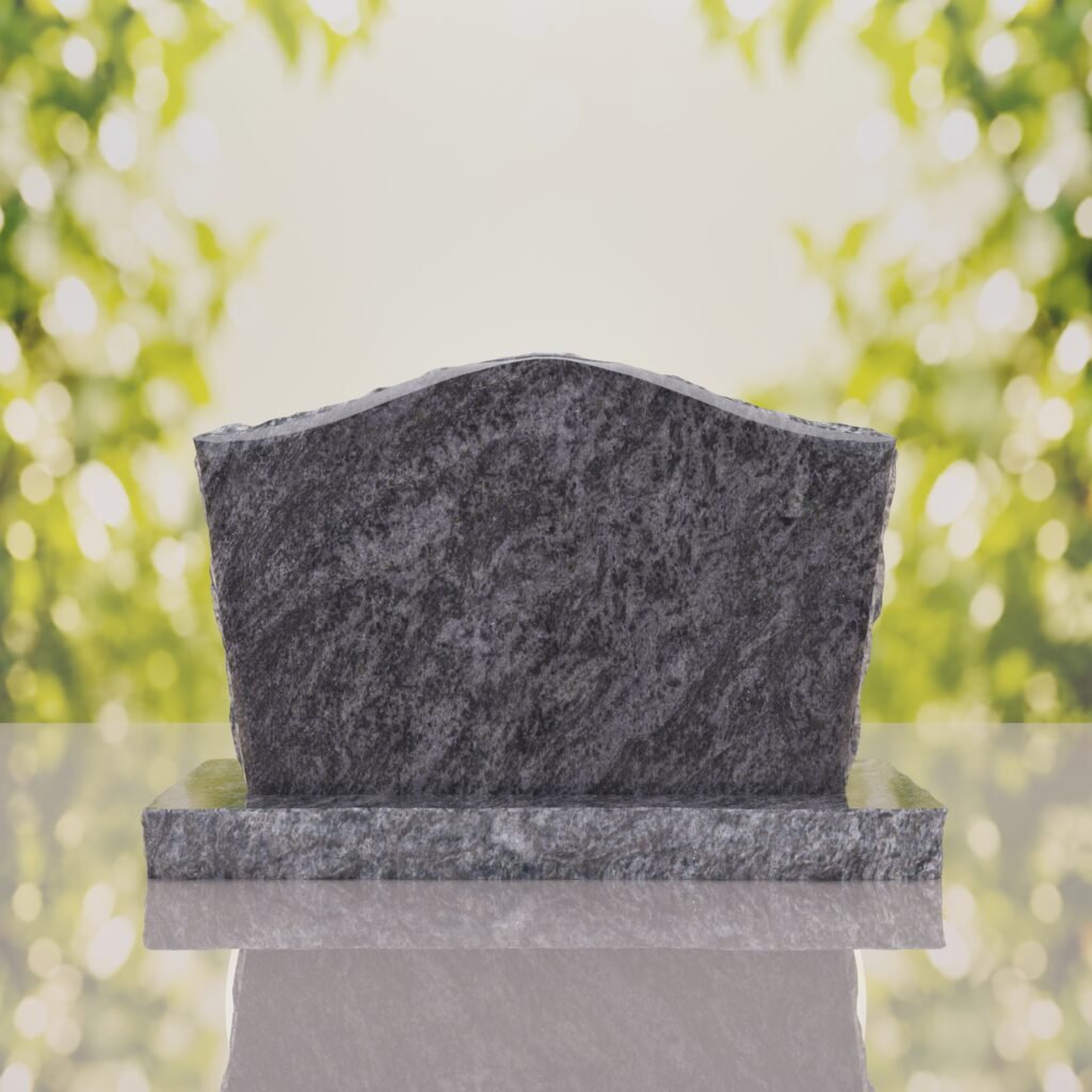 Serpentine Upright Granite Headstone