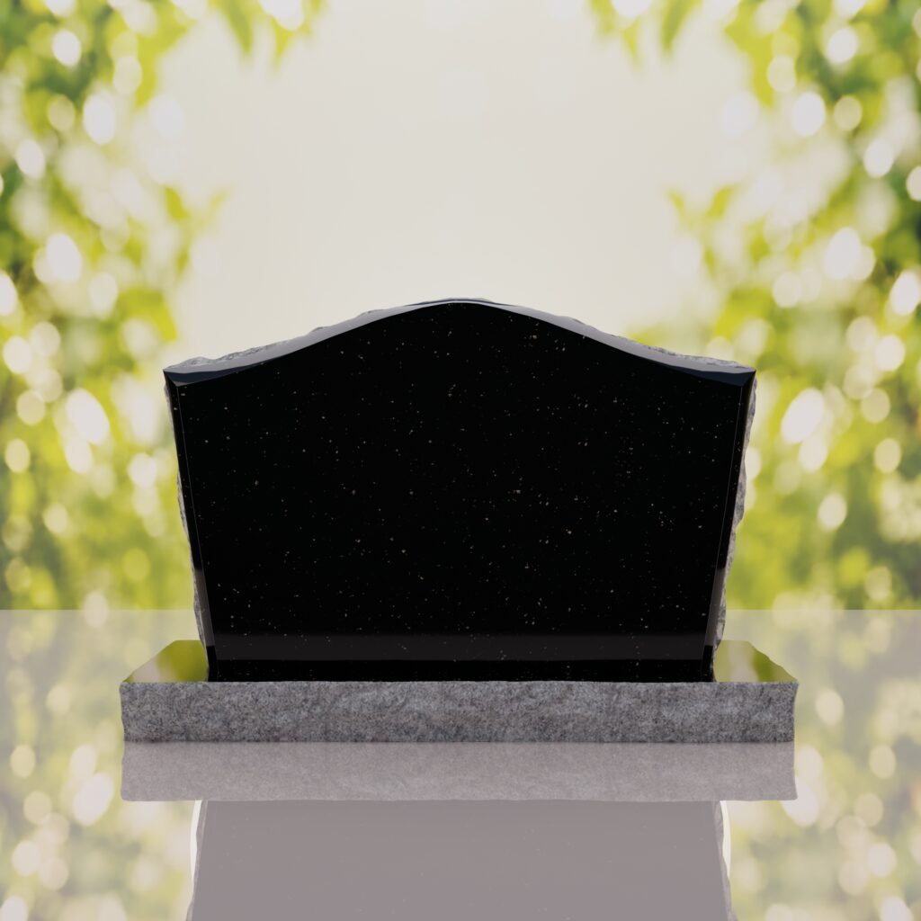 Serpentine Upright Granite Headstone