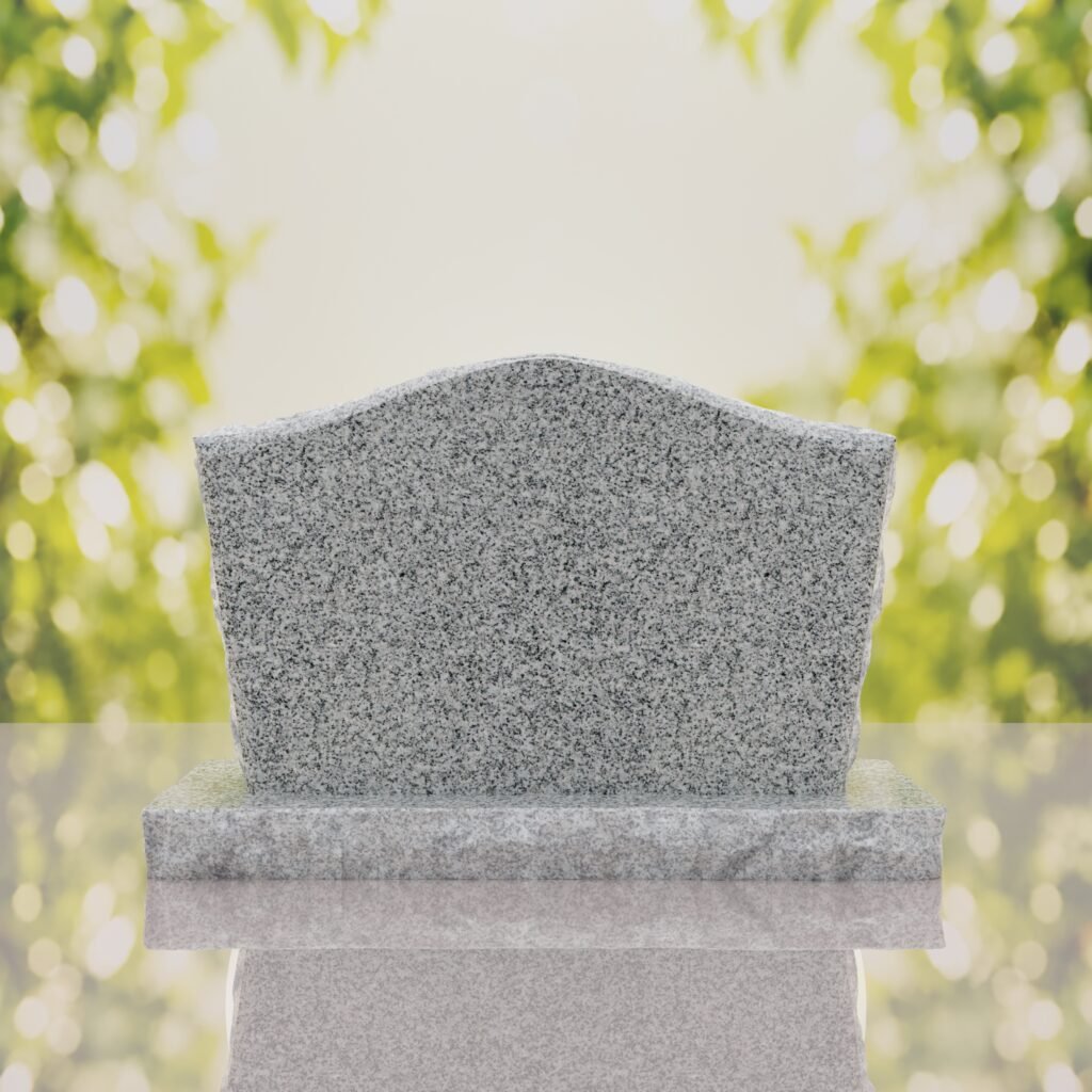 Serpentine Upright Granite Headstone