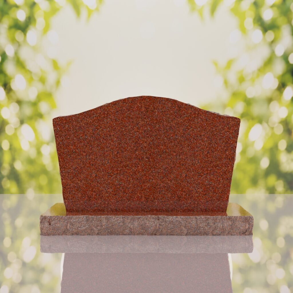 Serpentine Upright Granite Headstone