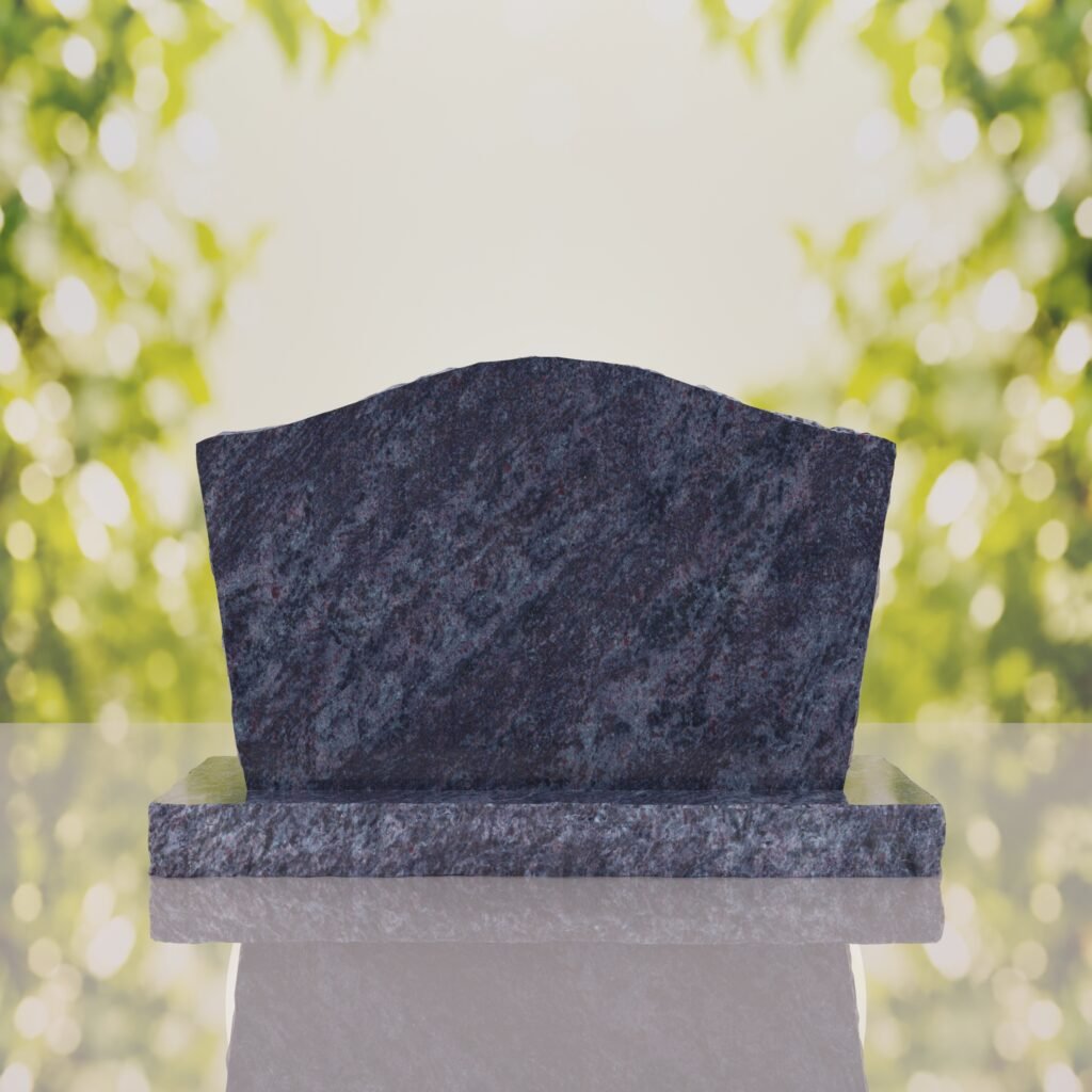 Serpentine Upright Granite Headstone