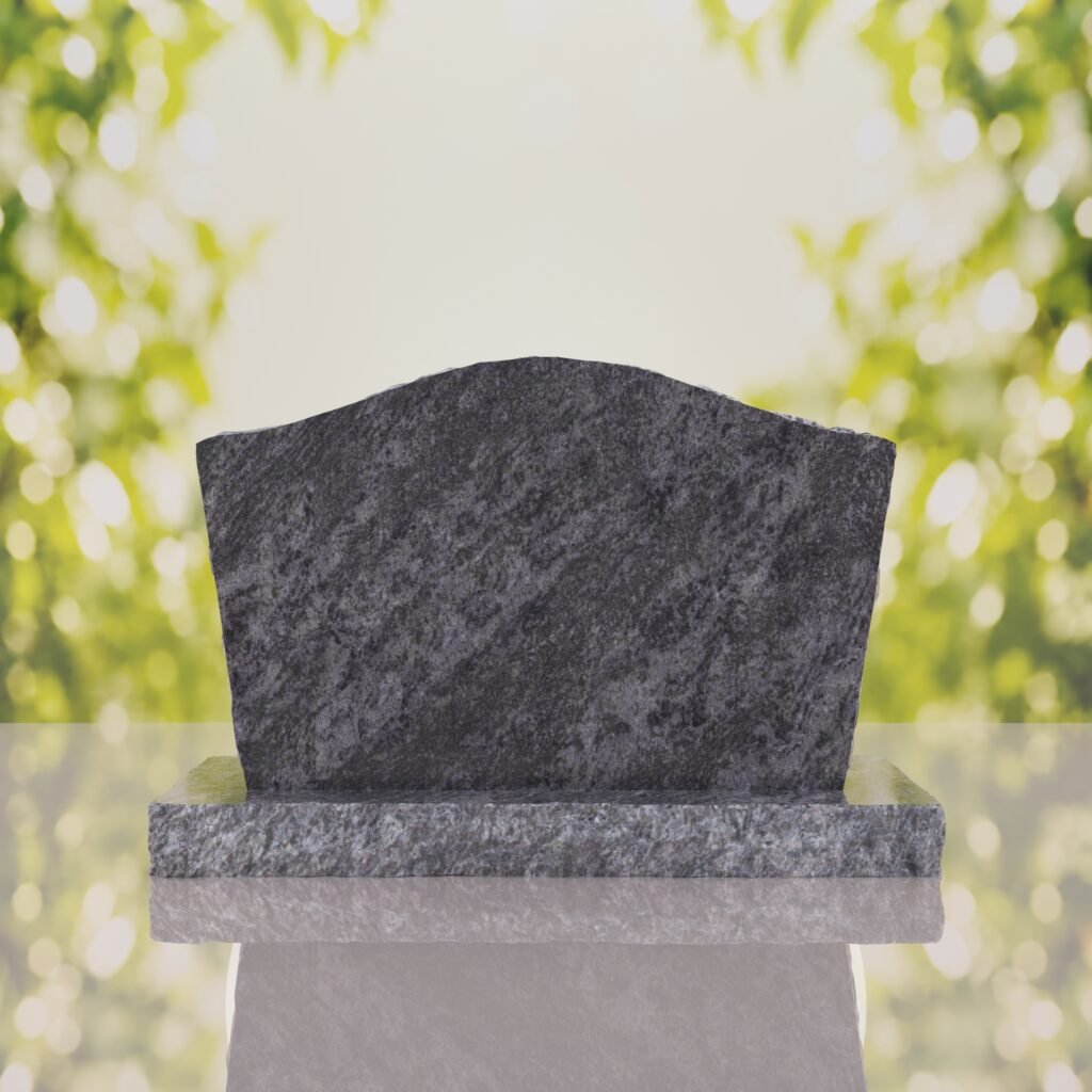 Serpentine Upright Granite Headstone