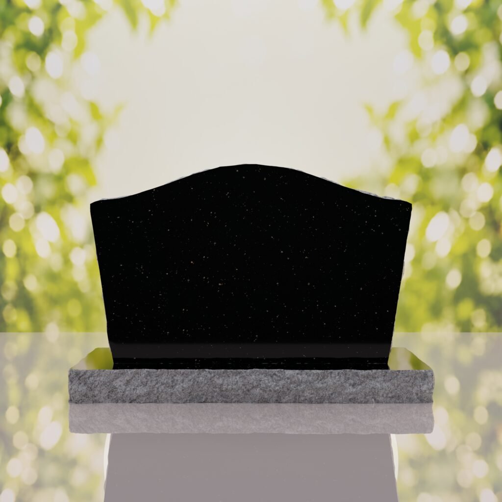 Serpentine Upright Granite Headstone