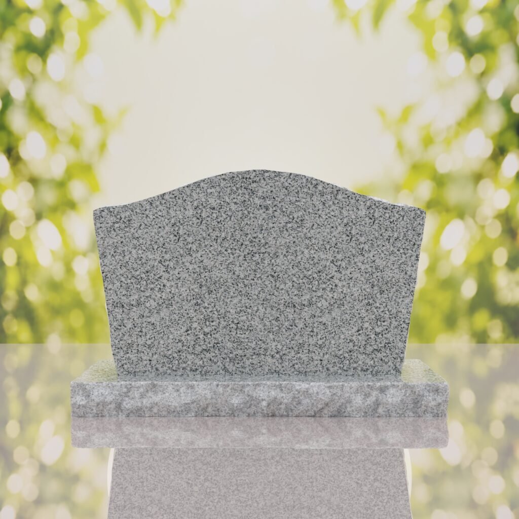 Serpentine Upright Granite Headstone