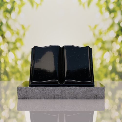 Book Slant Headstone