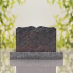 Book Slant Headstone
