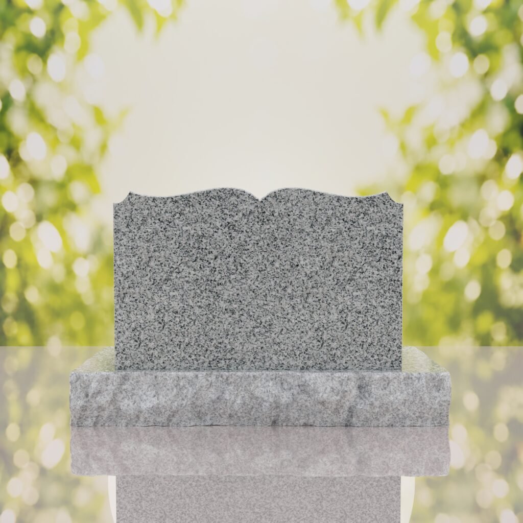 Book Slant Headstone