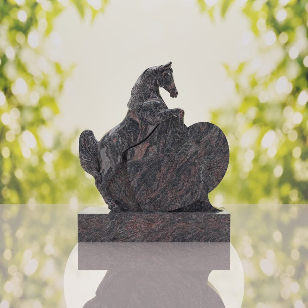 Horse Heart Headstone