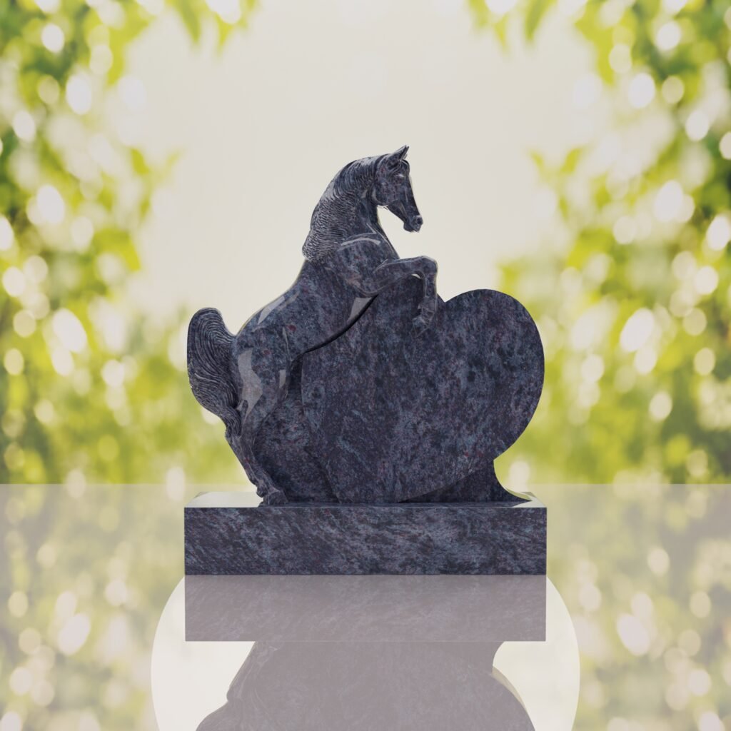 Horse Heart Headstone