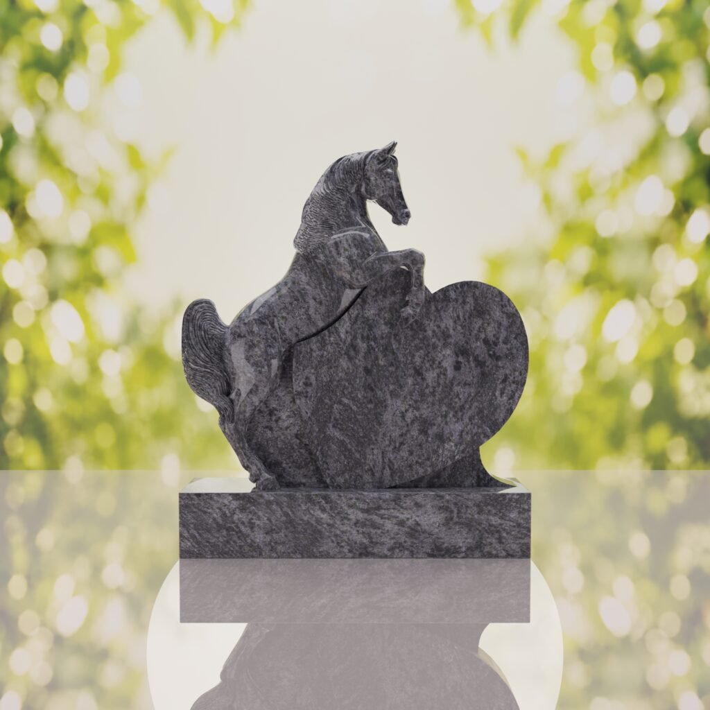 Horse Heart Headstone