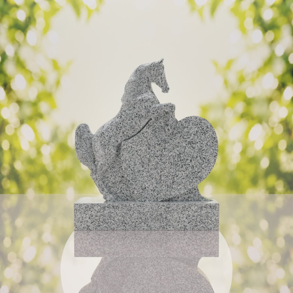 Horse Heart Headstone