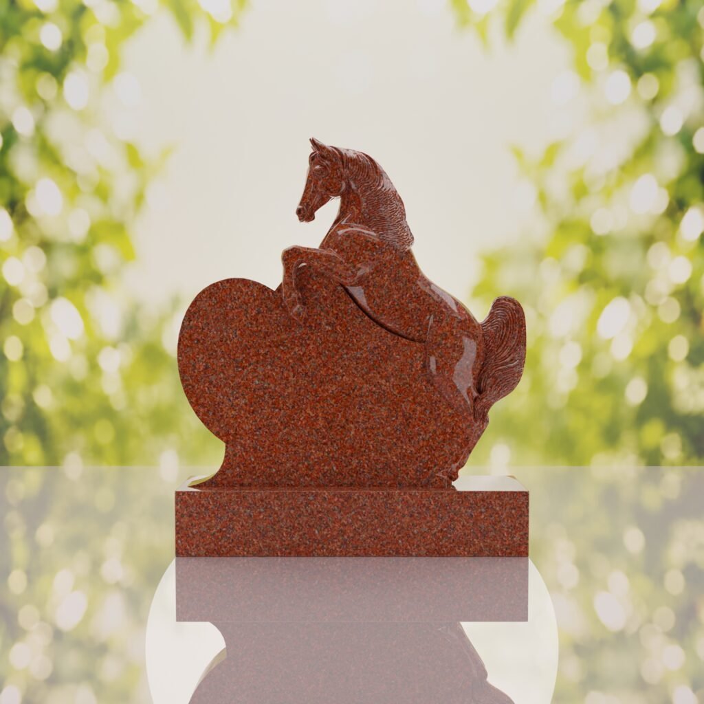 Horse Heart Headstone