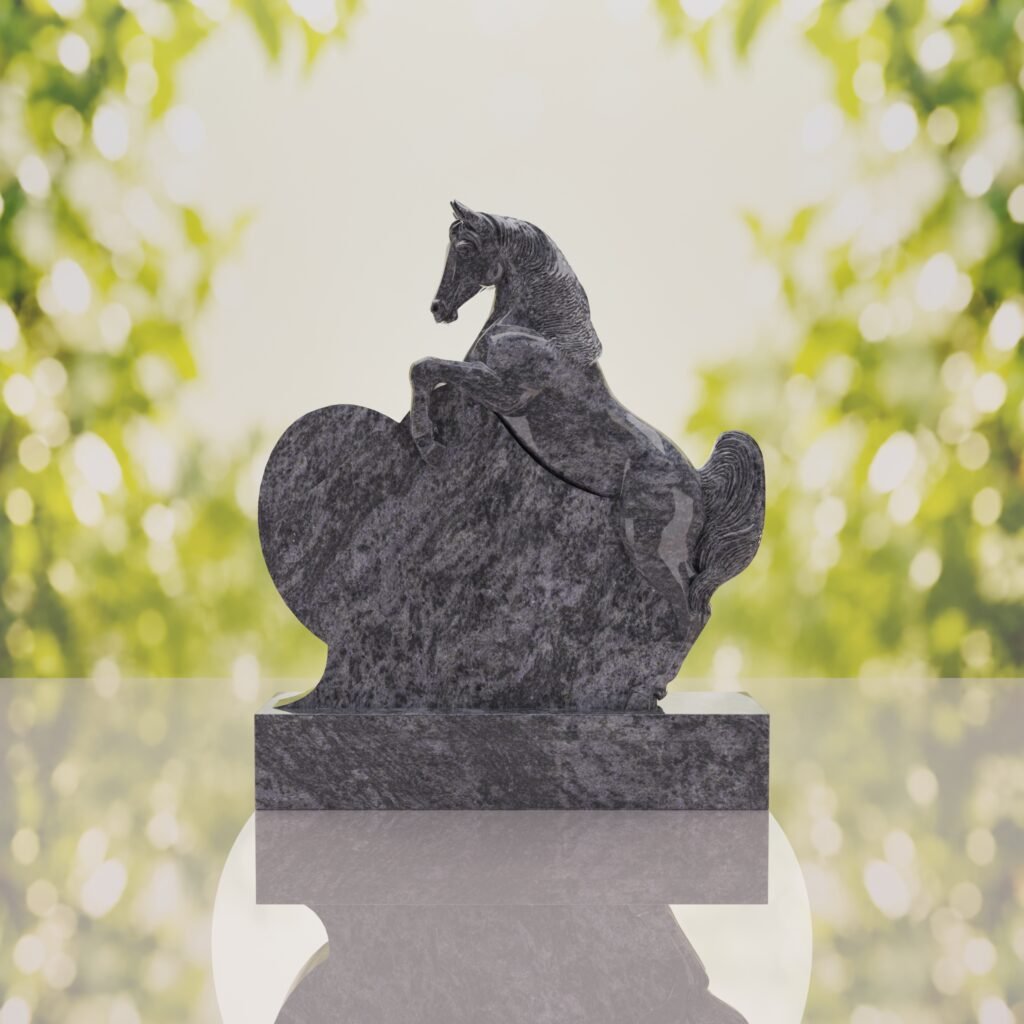 Horse Heart Headstone