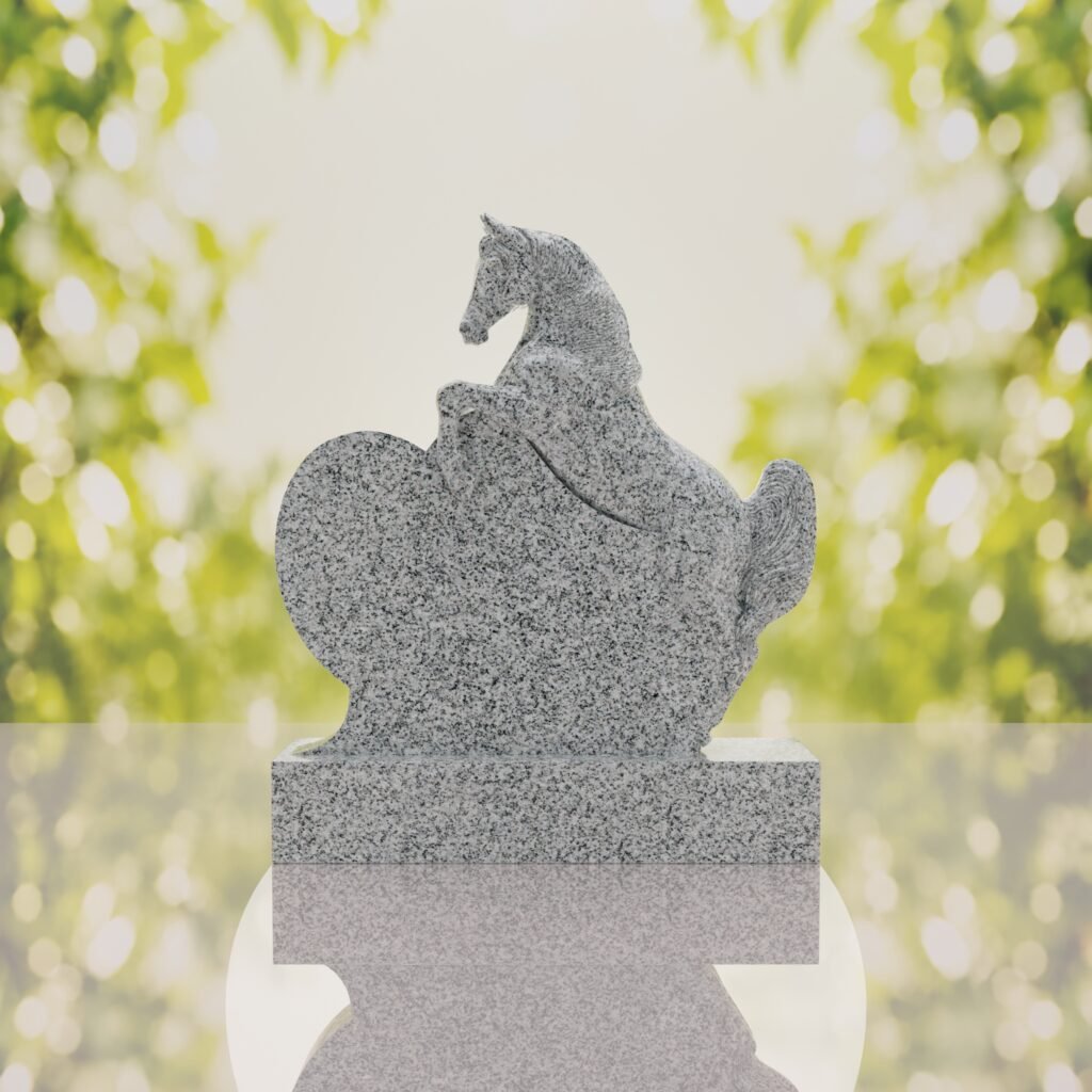 Horse Heart Headstone