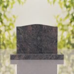 Serpentine Upright Headstone