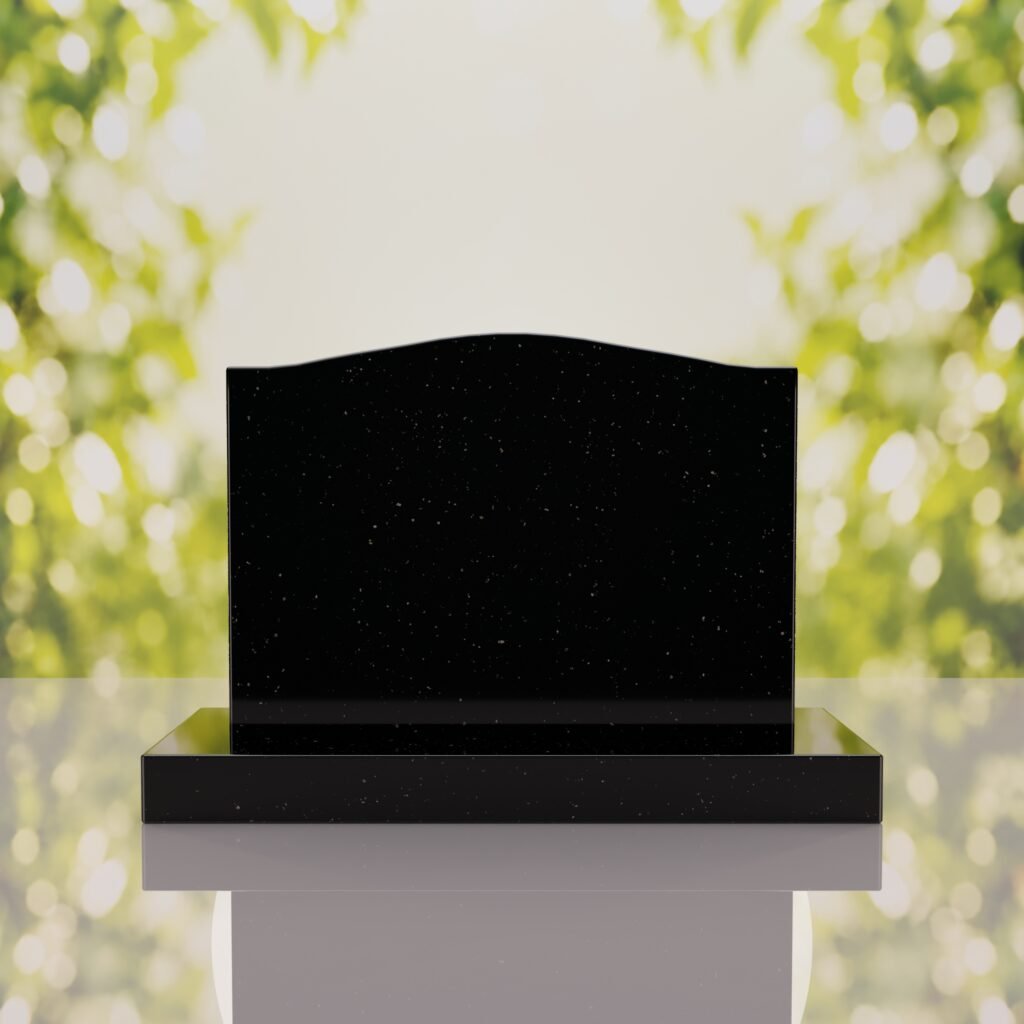 Serpentine Upright Headstone