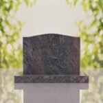 Serpentine Upright Headstone