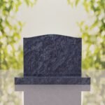 Serpentine Upright Headstone