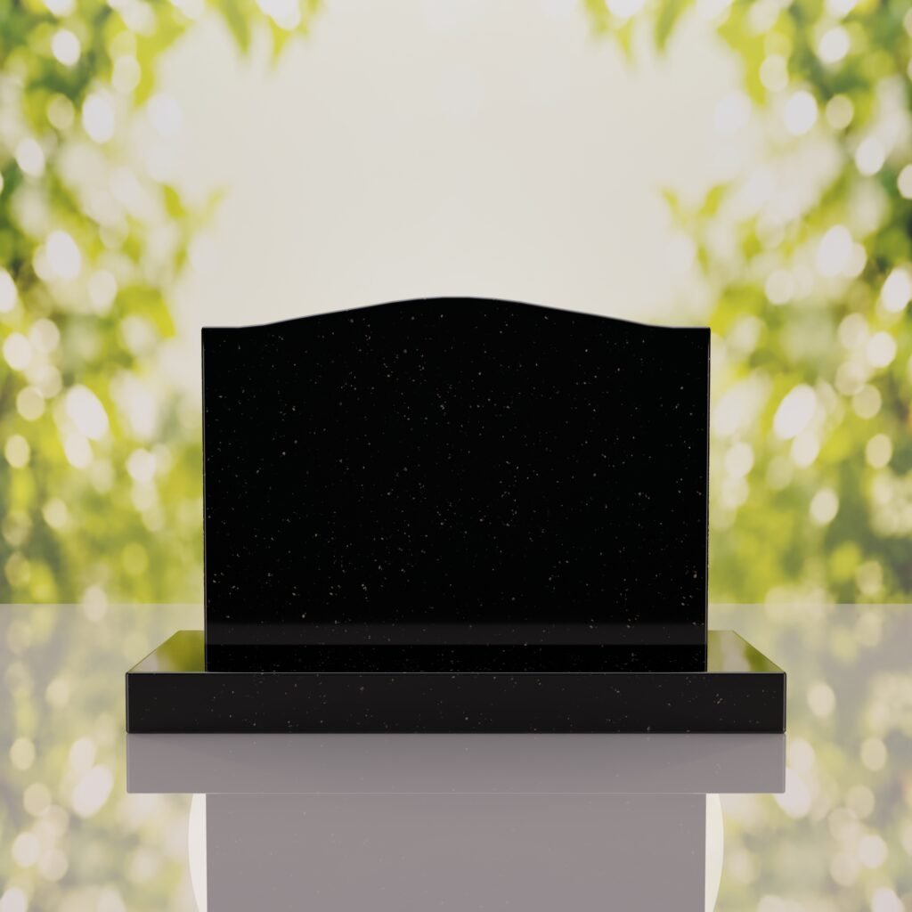 Serpentine Upright Headstone