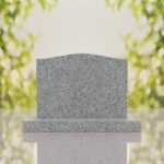 Serpentine Upright Headstone