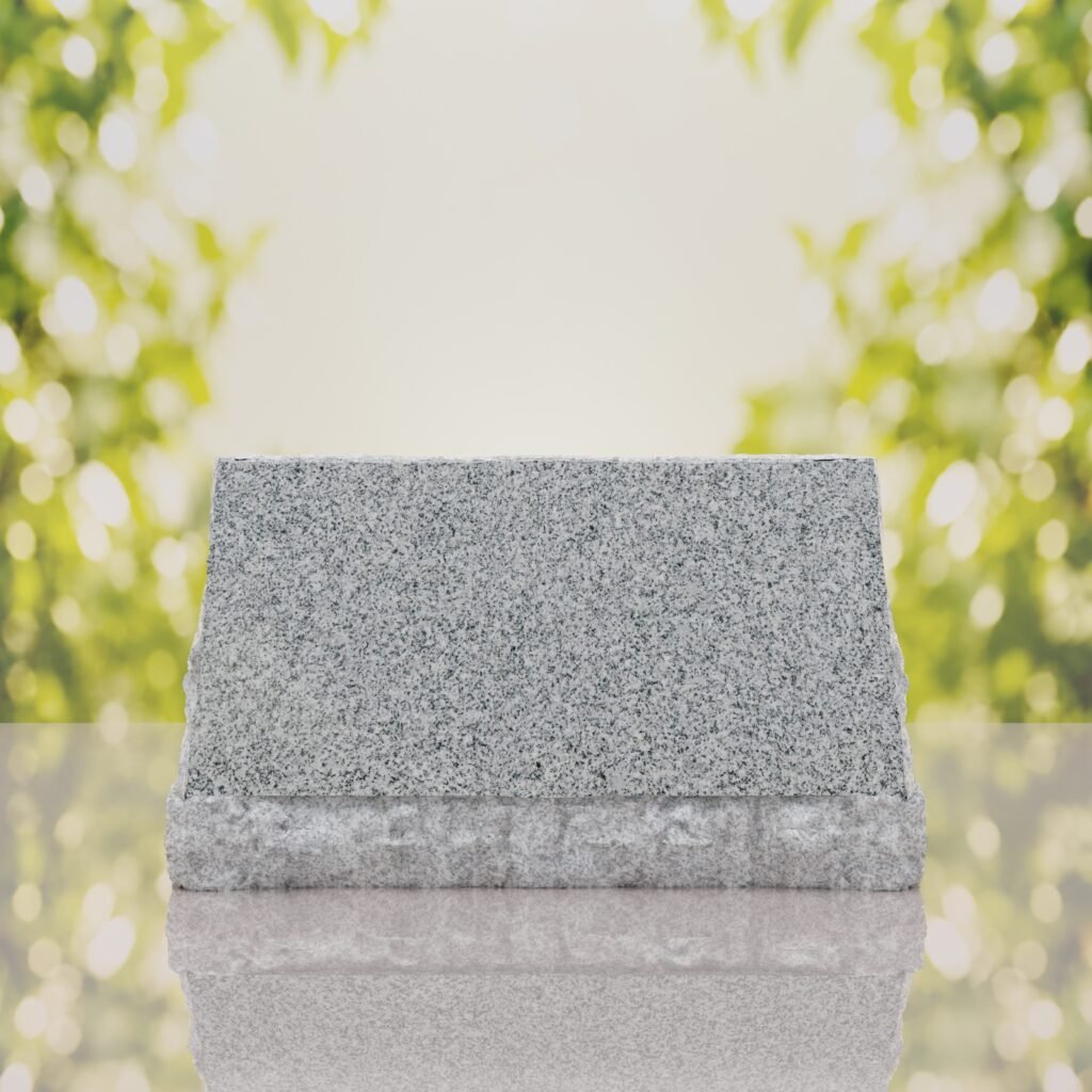 Rustic Slant Headstone