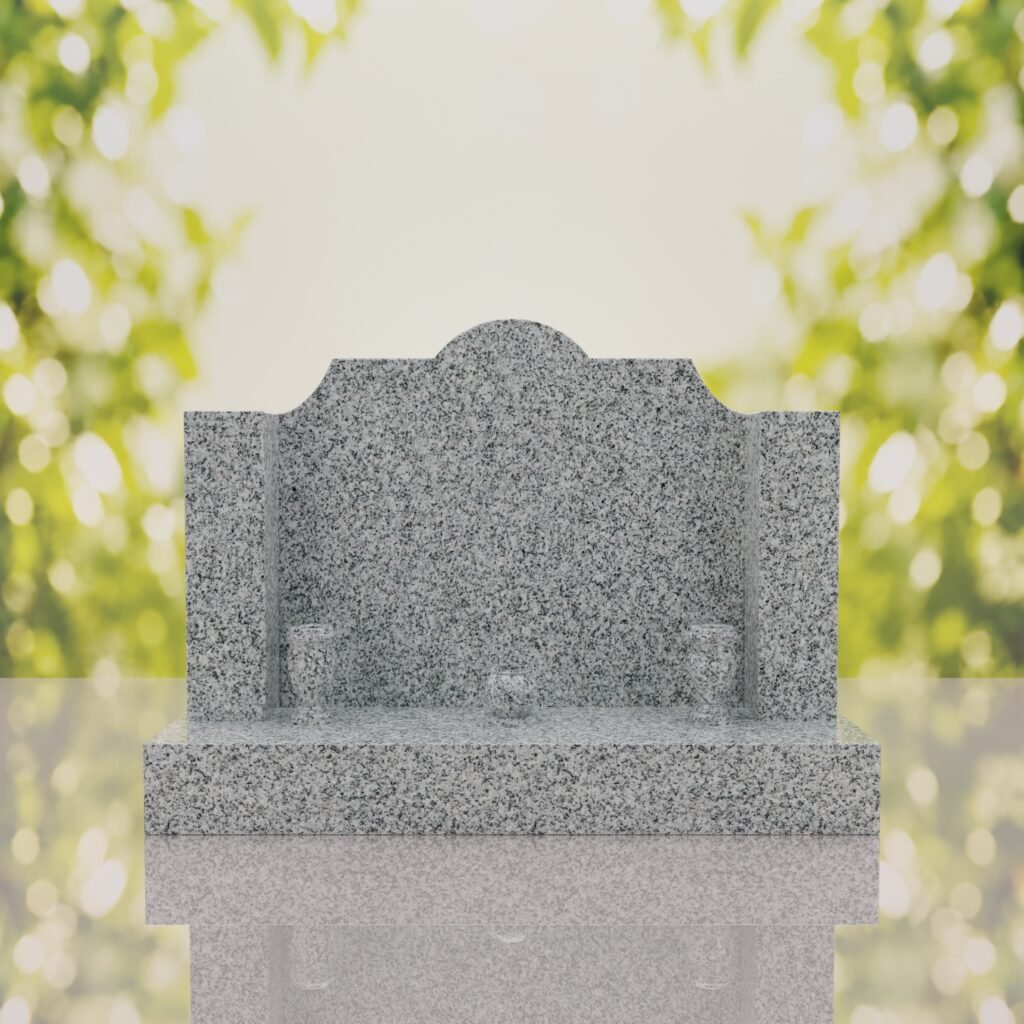 Lápida de jardín de estilo asiático