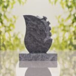 Rose Teardrop Headstone