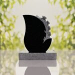 Rose Teardrop Headstone