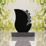 Rose Teardrop Headstone