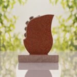 Rose Teardrop Headstone