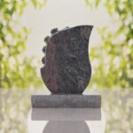 Rose Teardrop Headstone
