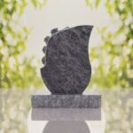 Rose Teardrop Headstone