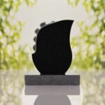 Rose Teardrop Headstone