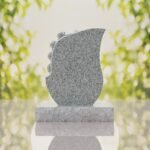 Rose Teardrop Headstone