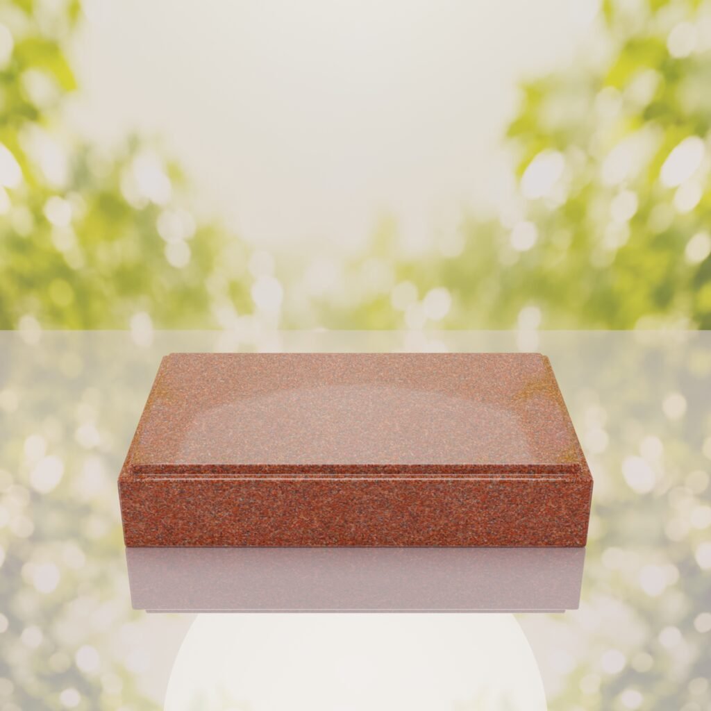Classic Bevel Granite Grave Marker