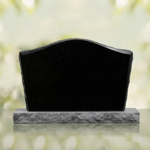 Rustic Serp Upright Headstone