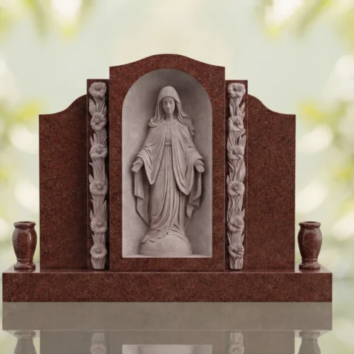 Companion Madonna Upright Headstone