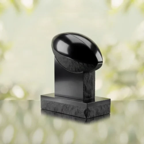 Rugby Ball Headstone