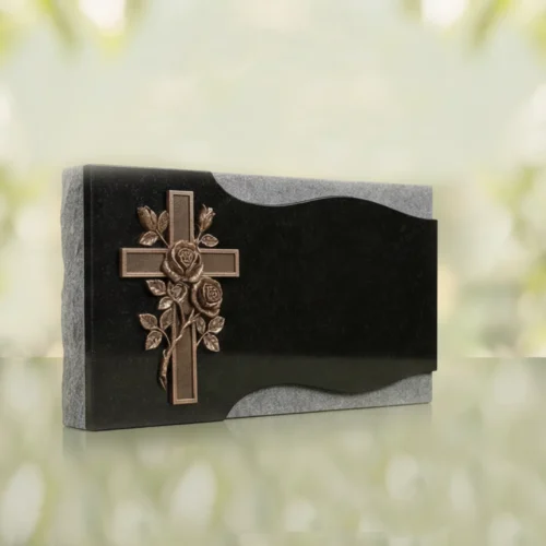 Wave Flat Marker with Cross