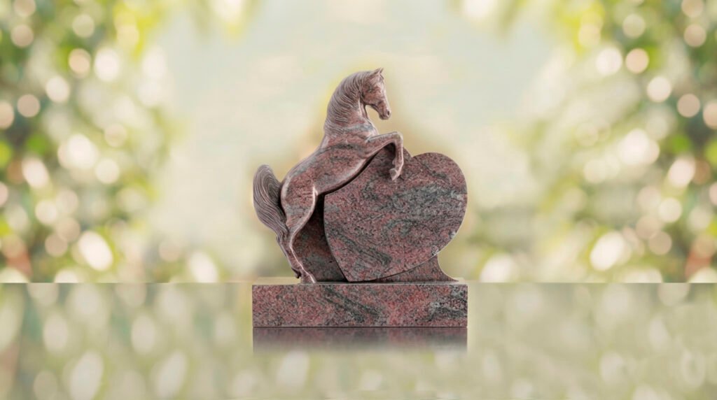 Horse Heart Headstone