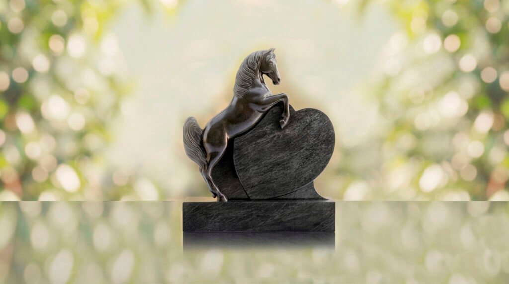 Horse Heart Headstone